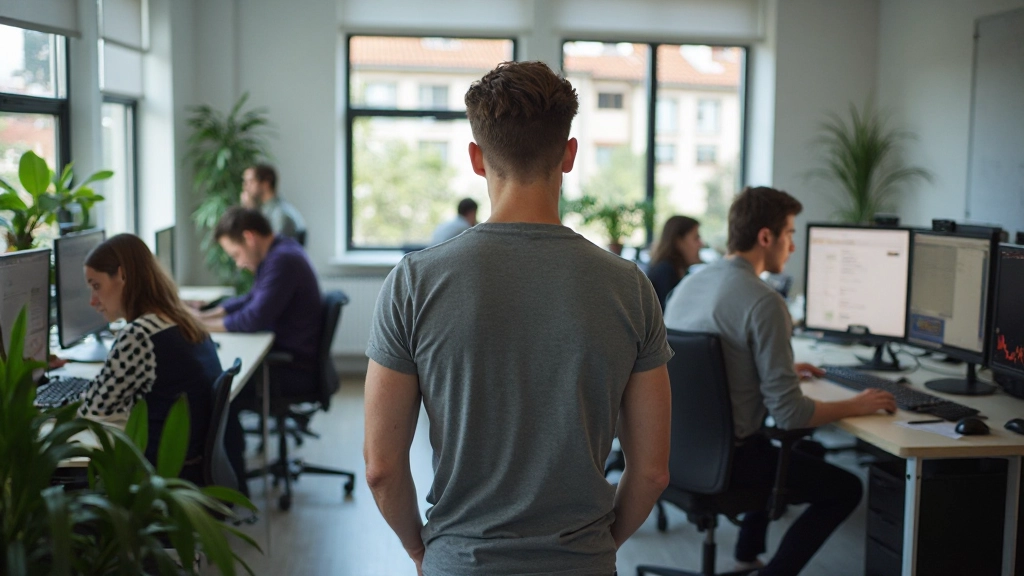 Modernes Design-Studio mit Zusammenarbeit, helle Beleuchtung, professionelle Arbeitsumgebung